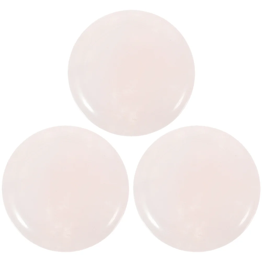 

3Pcs Eyelash Holder Jade Stone Lash Extension Palette Professional Grade Tool for Glue Mixing and Application in Beauty Salons