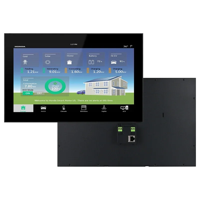 New device 14 inch CNC Process RK3568 quad core 1920 x1080 wifi in wall touch panel for smart home with RS485