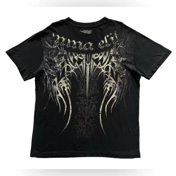 2026 Sommer-Bestseller - Modisches Artikel - Vintage Retro Hip-Hop Gothic Stil Schnelltrocknendes Atmungsaktives Herren-T-Shirt – Detail 7