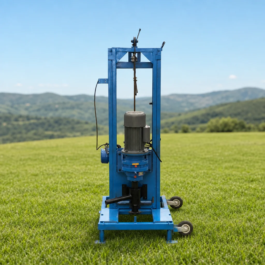 Customized Water Well Drilling Rig 100m Hydraulic Drive Energy Saving Domestic Type for Rural Drinking Water Project