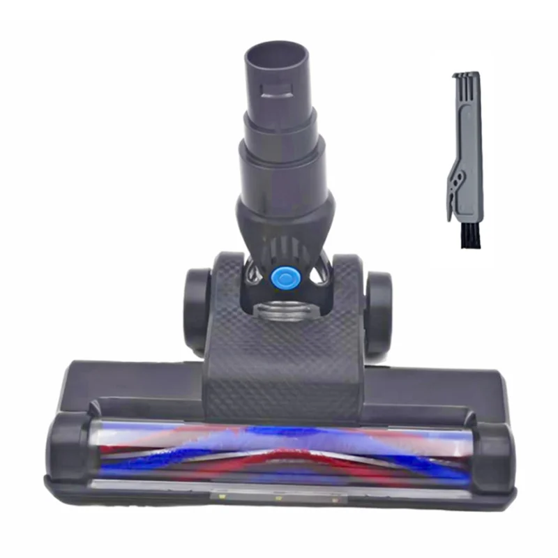 

ABBZ-LED Dust Light Equipped Electric Floor Brush Head For INSE N6 N6S N650 Vacuum Cleaner Replacement Parts Handheld Carpet Bru