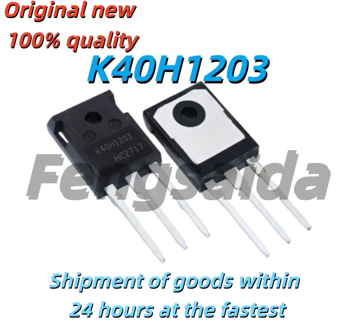 5 piezas de tubos de alimentación para máquina de soldar con inversor IGBT K40H1203, originales y nuevos, TO-247