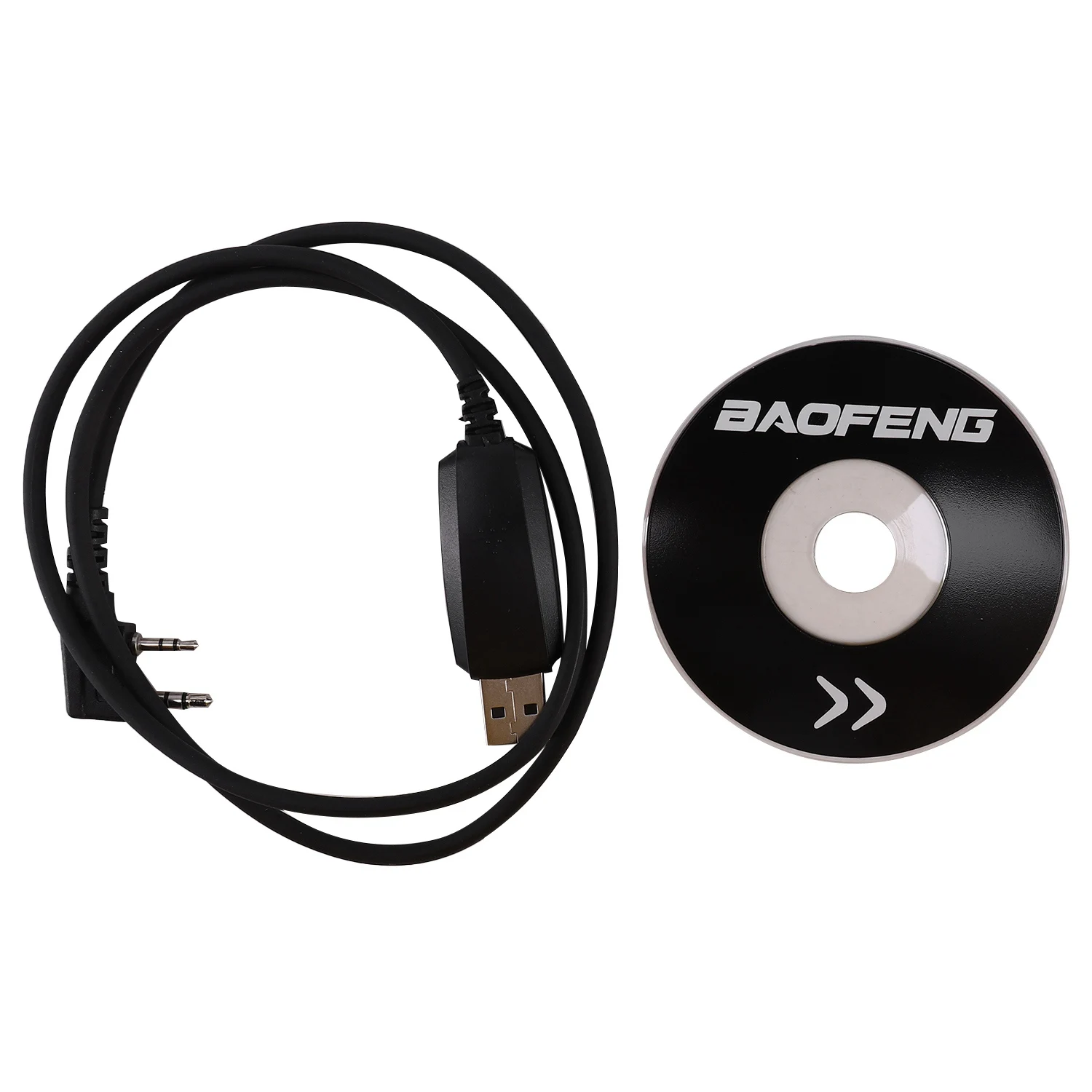 BAOFENG Usb Programming Cable & Cd for Baofeng/Pofung Uv-5R Uv-82 Gt-3 888S Ten4 F9+ Radio Walkie Talkie Part