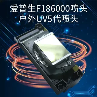 Brand New Replacement Printhead F186000 DX5 Oil‑based for Epson R1900 R2000 4880 9880 Inkjet Printer