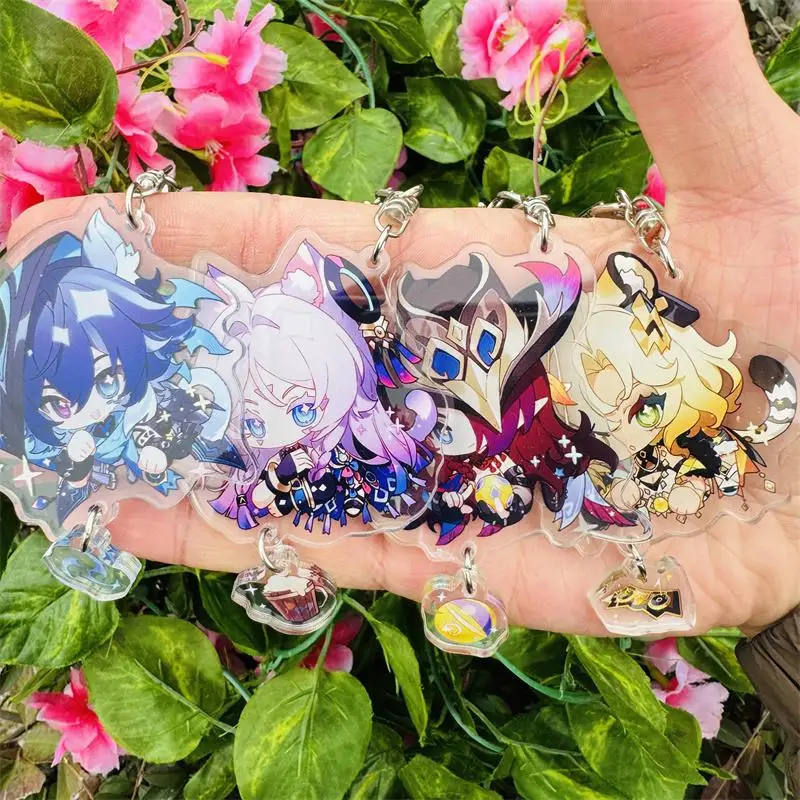 Genshin Impact Animation Keychain Natlan Character Series Pendant Citali Mavuika Chasca Xilonen Hd Pvc Pendant Anime Surrounding