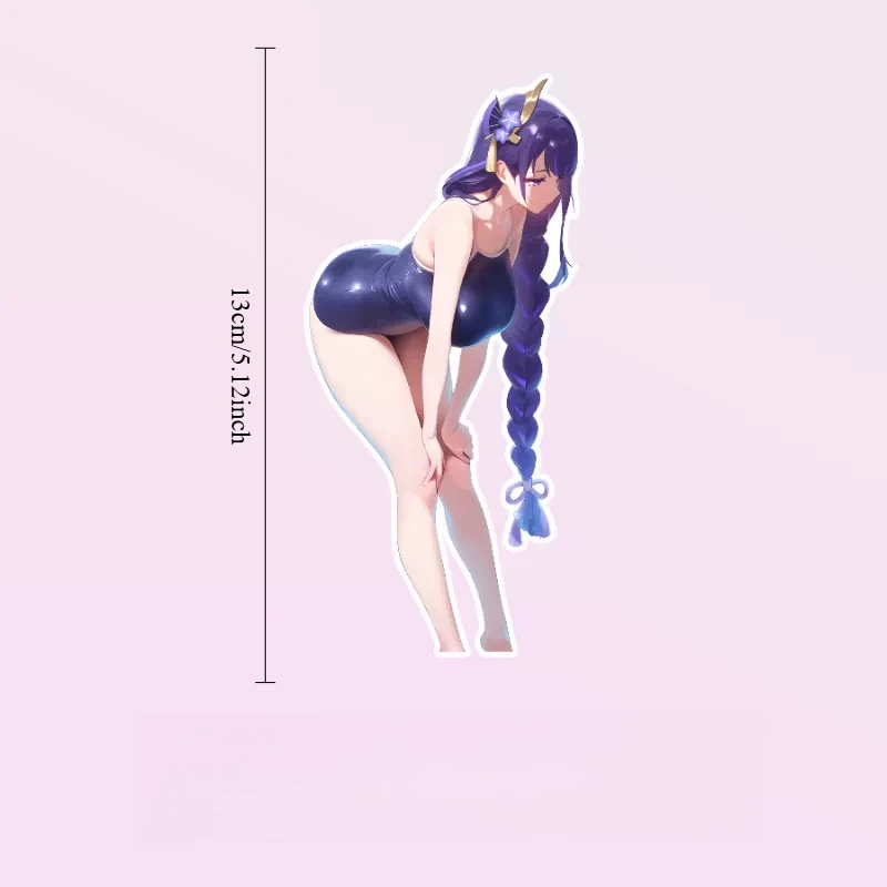 Sexy Cartoon Anime Girl Car Decal Sticker Scratch Cover Waterproof for Phone Laptop