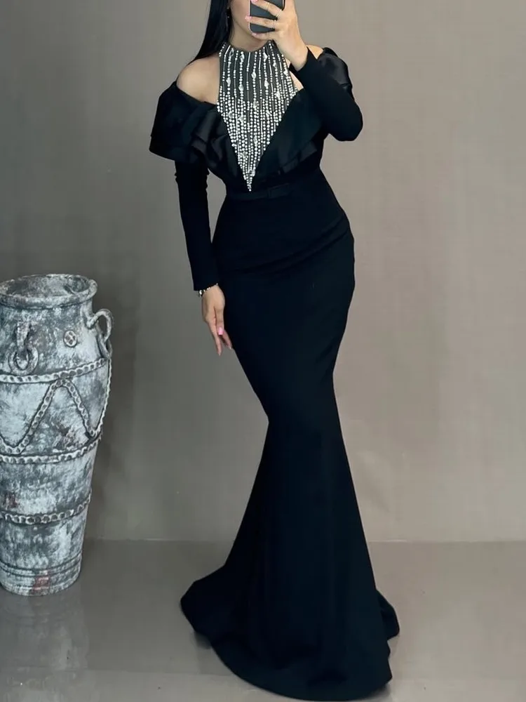 

Элегантная облегающая юбка миди из полиэстера и спандекса с эффектом коррекции фигуры, на молнии, с высокой талией