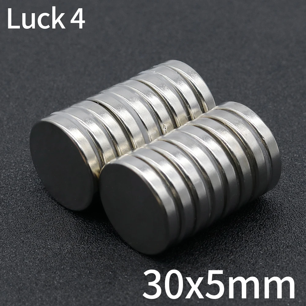 

1/2/5/10/20/30Pcs Round Magnet 30x5 Neodymium Magnet N35 30mm x 5mm Permanent NdFeB Super Strong Powerful Magnets imans