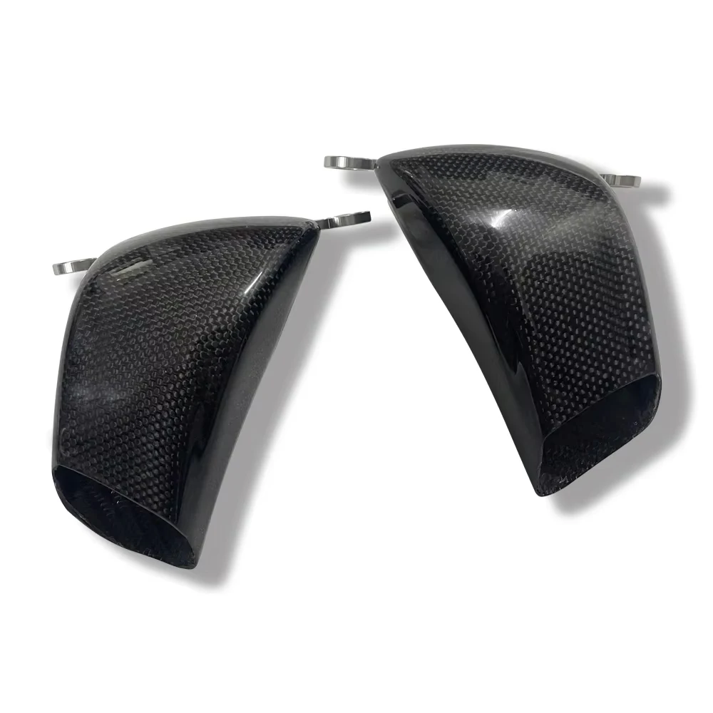 Motorcycle parts modification carbon fiber front brake air duct caliper For Augusta TV MV800 radiator cover