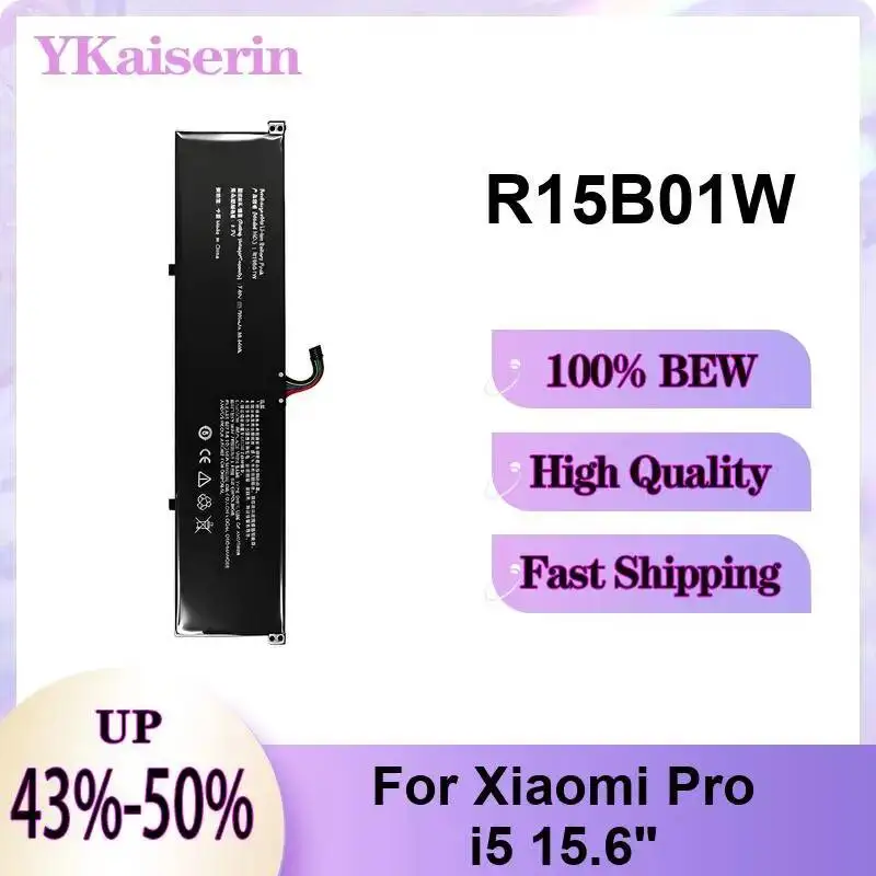 

For Xiaomi Pro i5 15.6" Environmentally Friendly Good Low-Temperature Performance 7900mAh R15B01W Laptop Battery