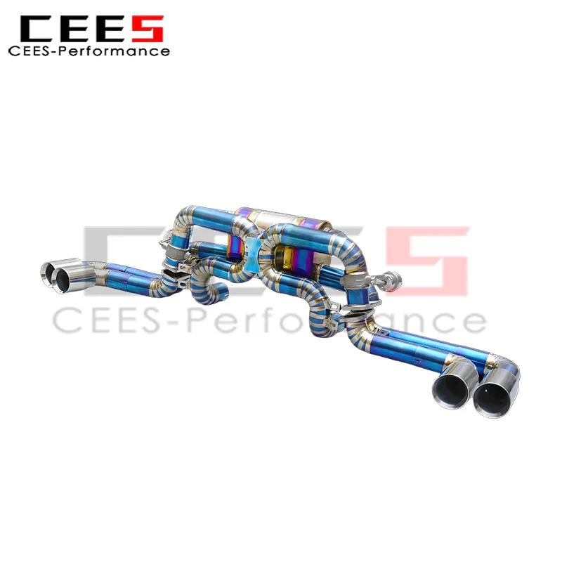 CEES Tuning Catback Exhaust System for Ferrari 360 F360 3.6 2000-2005 Escape Exhaust Pipes Vacuum Muffler System