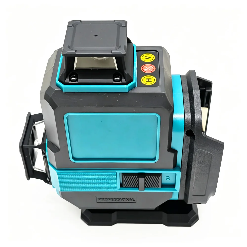 For Makita 21V Battery Pin 16 Lines Laser Level 4x360° Green Line With Remote Control Self-Leveling Horizontal & Vertical Level