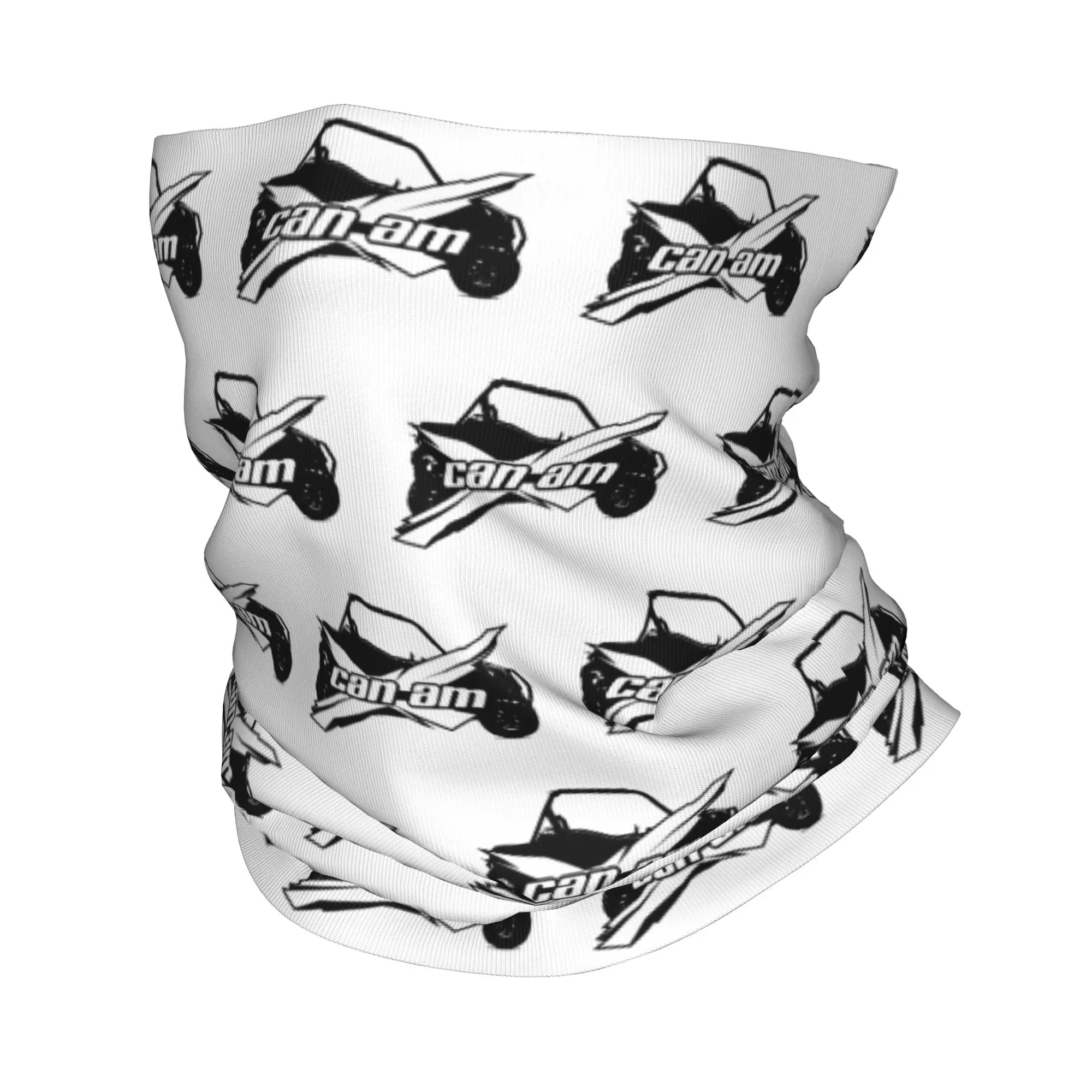 Custom Can Am Bandana Winter Neck Warmer Women Windproof Wrap Face Scarf for Ski BRP ATV Logo Car Racing Gaiter Headband