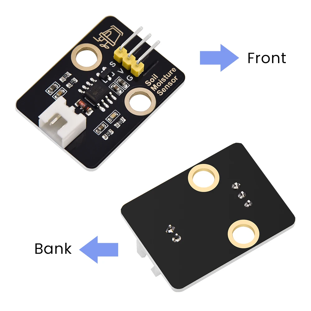 Kidsbits Soil Humidity Sensor Wholesale Rated Voltage 3.3-5.5 VDC TLC555 Control Chip Capacitive Sensing For ESP32&Micro:bit