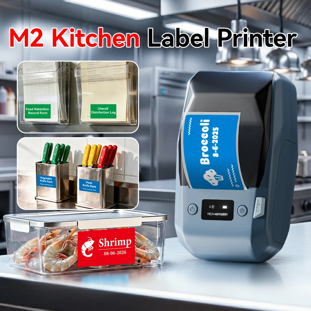 Commercial Kitchen Management - Niimbot Kitchen Label Printer 300DPI High