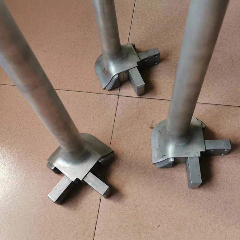 

Aluminum alloy casting dining chair foot connector Aluminum casting Aluminum alloy built-in connector