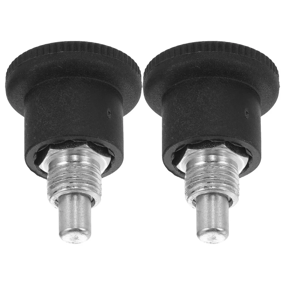 

2Pcs Spherical Rotating Pull Pin Knob Black Replacement Parts Exercise Bike Indoor Fitness Equipment Accessories