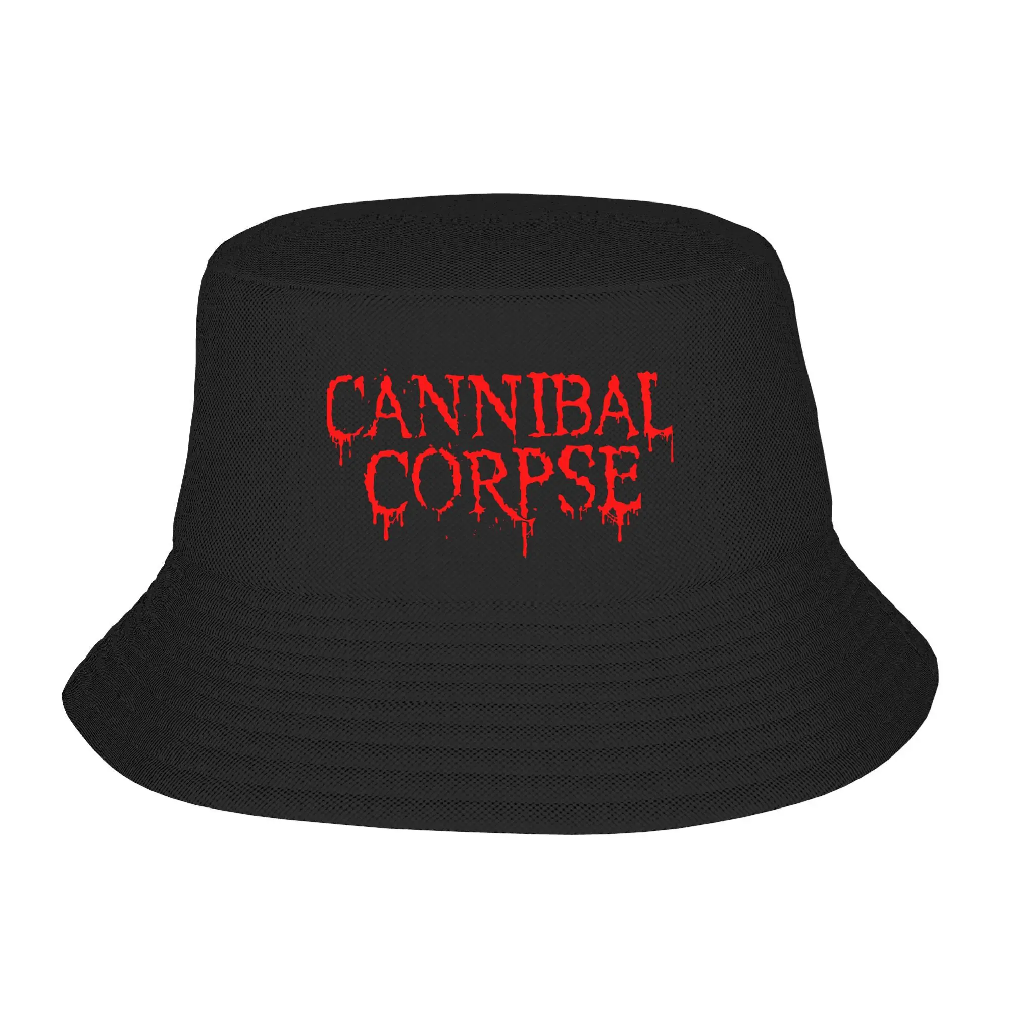 

Cannibal Corpse Death Metal Band Bucket Hat Panama Bob Hats Outdoor Fashion Reversible For Summer Beach Fishing Fisherman Caps