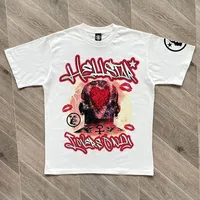 HS11 HS77 PATH TO PARADISE Lovers Tee Portrait Heart of Fire men's and women's cotton short-sleeved T-shirts