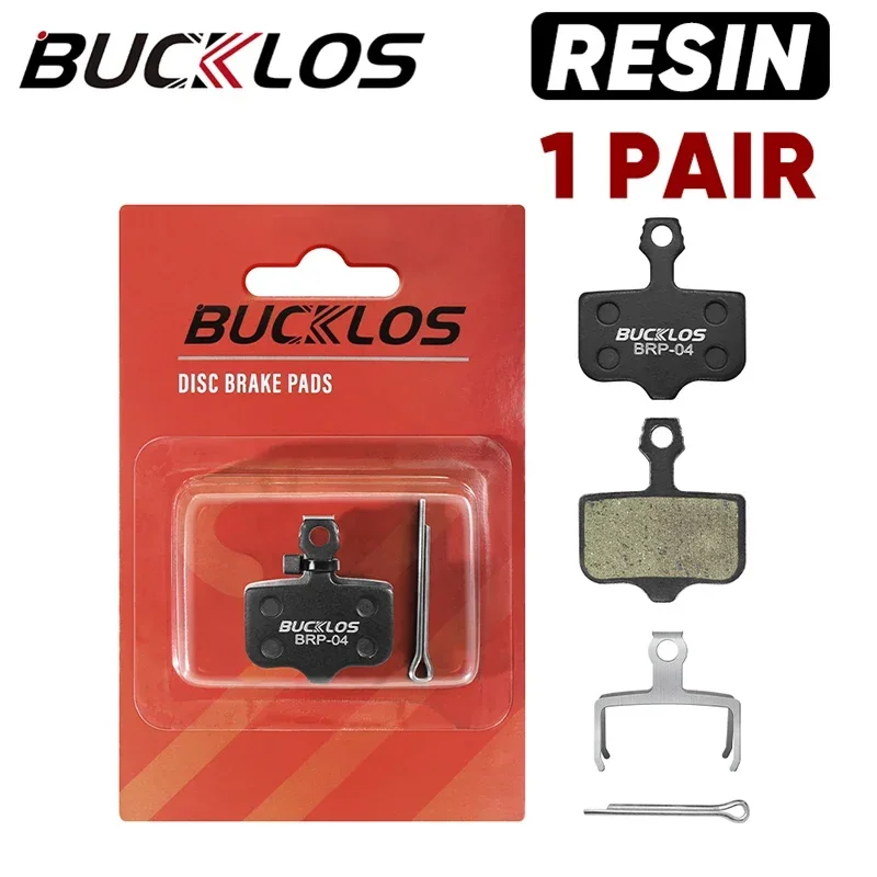 BUCKLOS Harz-Scheibenbremsbelag für SRAM AVID Verschleißfeste hydraulische Bremsbeläge MTB-Bremsbeläge für DB3 DB5 ELIXIR Fahrradteile