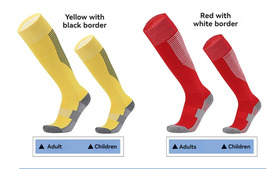 Loogdeel Fußballsocken, dehnbare Kompressions-Kniestrümpfe, für Herren und Damen, Teenager, Kinder, atmungsaktiv, Fußball, athletische Sportsocken – Detail 20