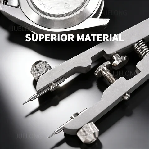 6825 Titanium Steel Watch Band Remover Plier V-Shaped Spring Bar Adjuster Watch Strap Repair Tool