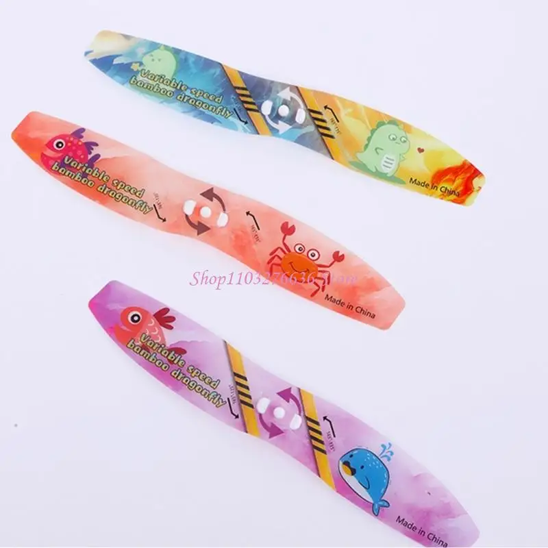 R6fd plastique coloré libellules volants piratage jouet extérieur amusant