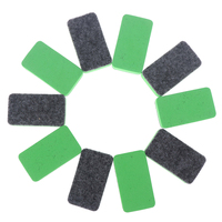 10Pcs/set Mini EVA Felt Velvet Mini Board Small Square Whiteboard Eraser Children's Drawing Board Eraser For School Office Home