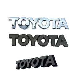 For Toyota 3D emblem stickers front and rear car logo GT86 modification RAV4 Corolla Camry Prado Crown REIZ CHR