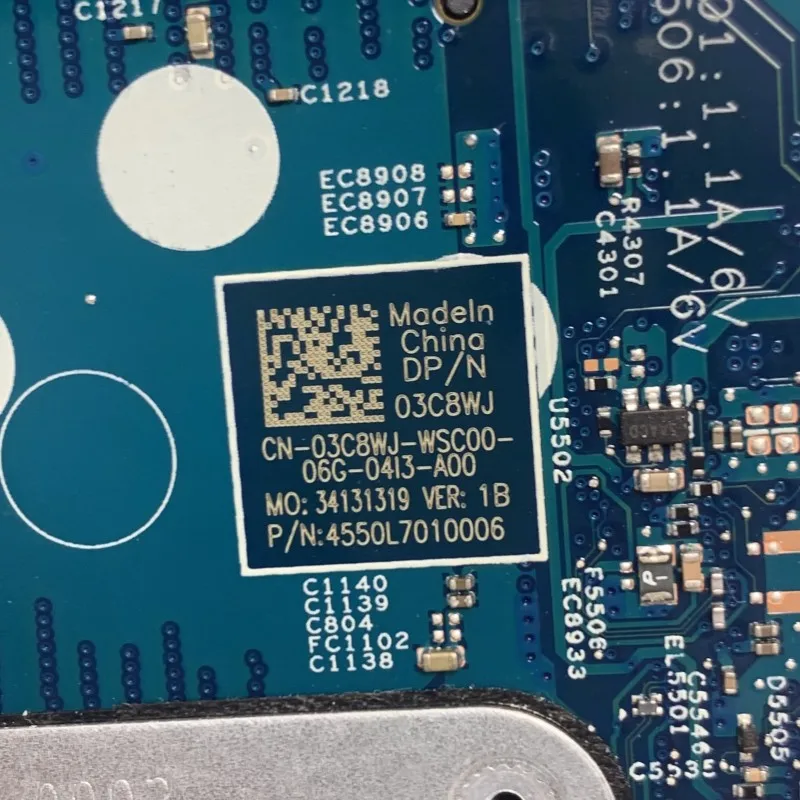 

Материнская плата CN-03C8WJ 03C8WJ 3C8WJ 19709-1 с процессором SRGKY I5-10210U для ноутбука Dell 3510, материнская плата N17S-G0-A1 MX230, 100% протестировано, ОК
