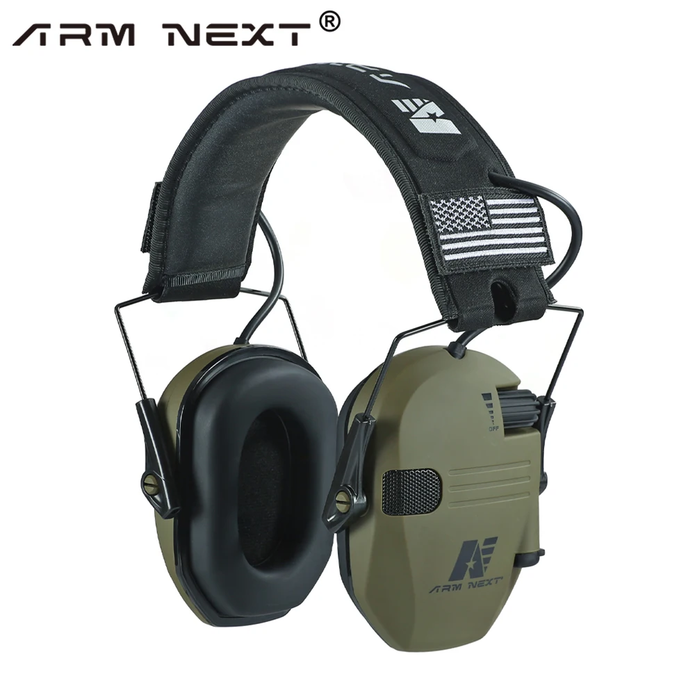 Imagem -03 - Tiro Earmuff Ativo para Airsoft Proteção Auditiva Eletrônica Proteção Auricular Redução de Ruído Caça Earmuff