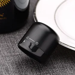 1pc Black Domestic Kitchen Sealing Red Wine Bottles Stoppers Mini Preservation Spin Leak Proof Wine Champagne Stoppers Cap