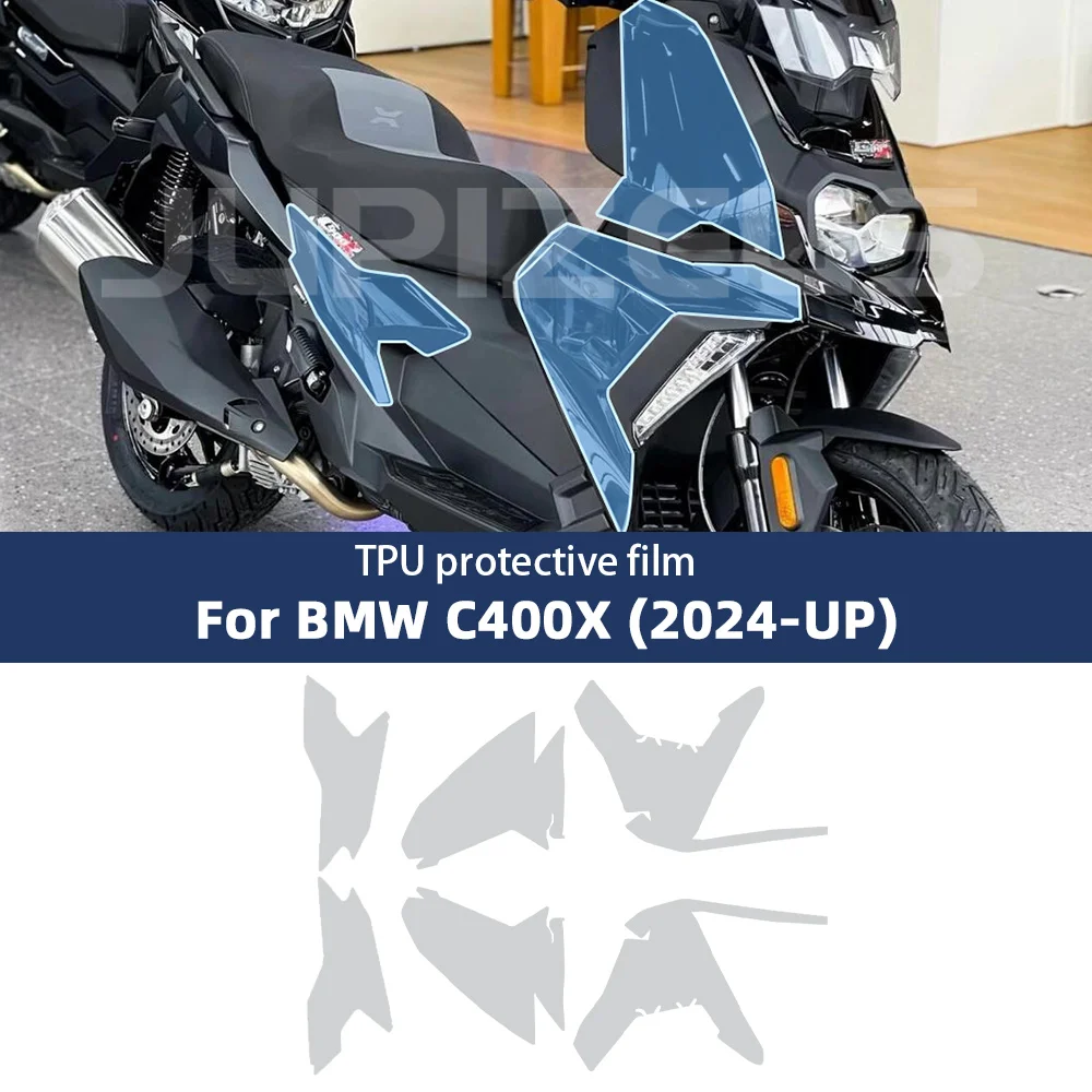 

2024 2025 For BMW C400X C 400 X C400 X PPF Protective Film Motorcycle Anti-scratch Invisible Car TPU Transparent Film