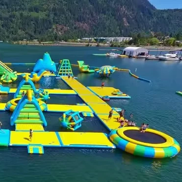 Inflatable Fun Aqua Park Equipment Commercial Water Park Commerical Stimulating Water Theme Park Floating