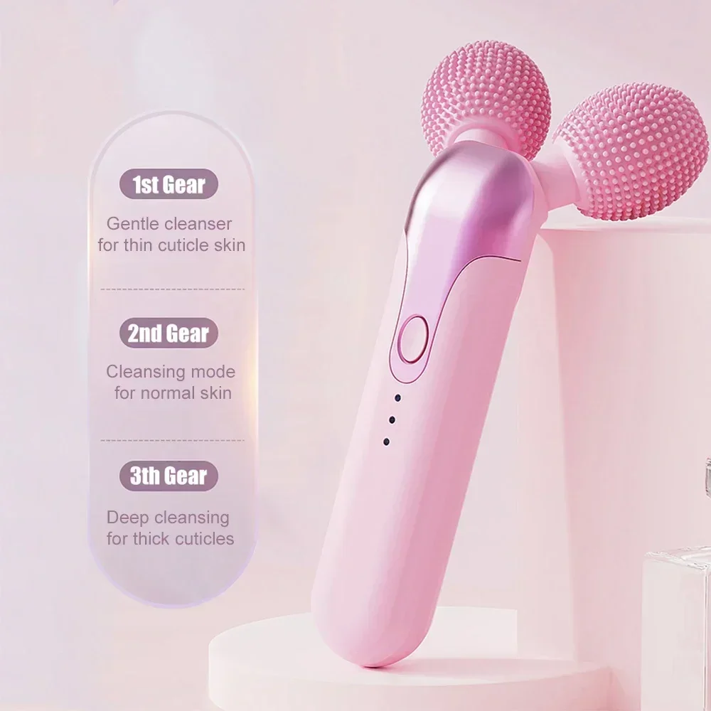 Face Brush Cleaner Electric Vibrating Make Up Brush Massage Roller Beauty Spa Skin Care Blackhead Remover Ultrasound Facial Tool