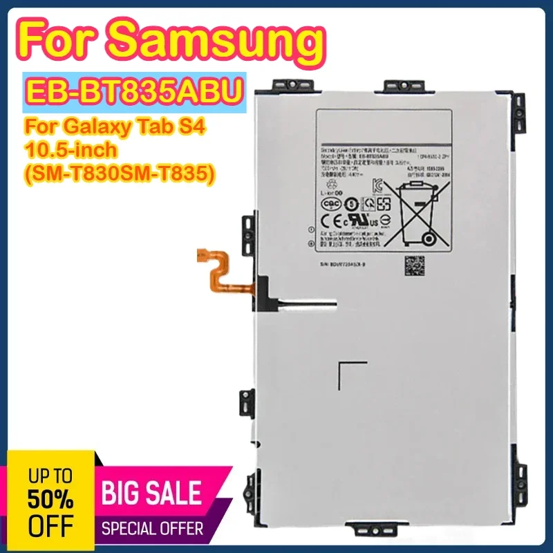 

EB-BT835ABU 7300Mah 3.8V Battery For Samsung Galaxy Tab S4 10.5 SM-T830 T830 SM-T835 T835