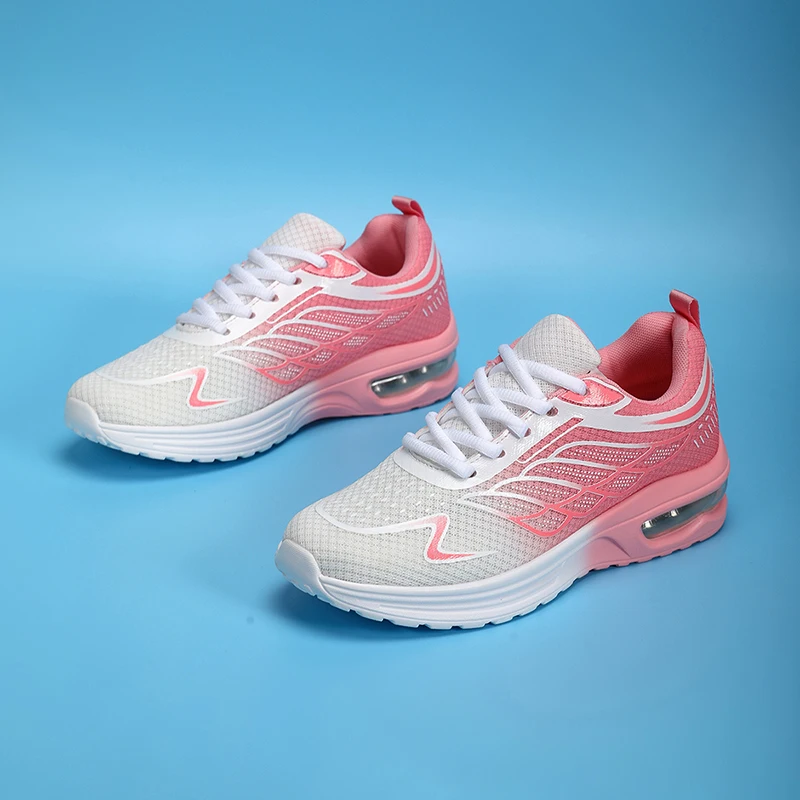 

YRZL/женские кроссовки, спортивная обувь для бега, удобная женская обувь на плоской подошве с дышащей воздушной подушкой, тренировочные повседневные кроссовки для женщин