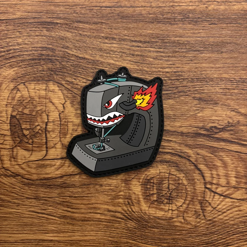 Luminous Pvc Patch with Fusion Patterns, Equipped with Velcro Arm Patches, Comes with Matching Fleece Fabric for Clothing, Bags, Trendy and Unique DIY Decorative Badges