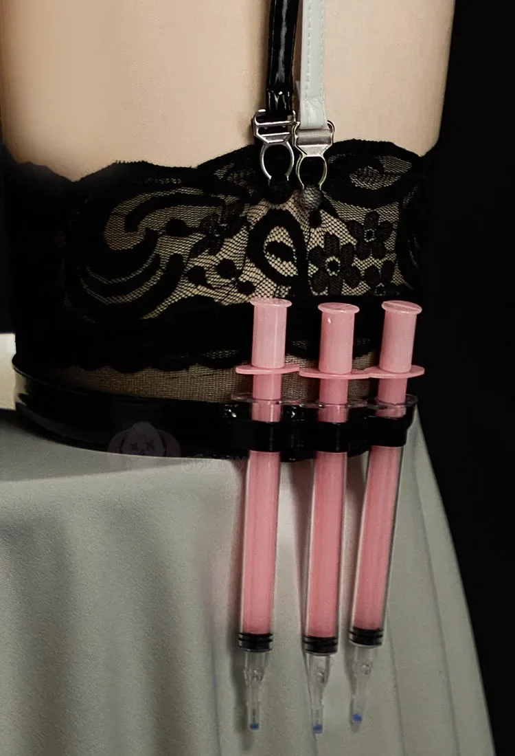 Disfraz de enfermera de Anime para mujer, traje Sexy de cuero de manga corta, lencería de enfermera, ropa de fiesta de Carnaval y Halloween