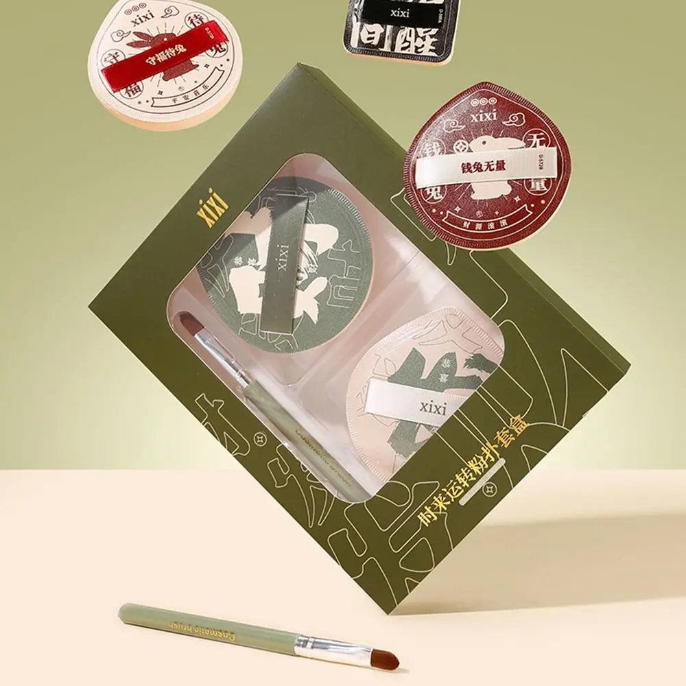 Beauty Blend Puffs Gezichtscadeau Concealer Beginner Make-up Spons Bladerdeeg Luchtkussen Bladerdeeg Cosmetische Bladerdeeg Set Foundation Poederdons