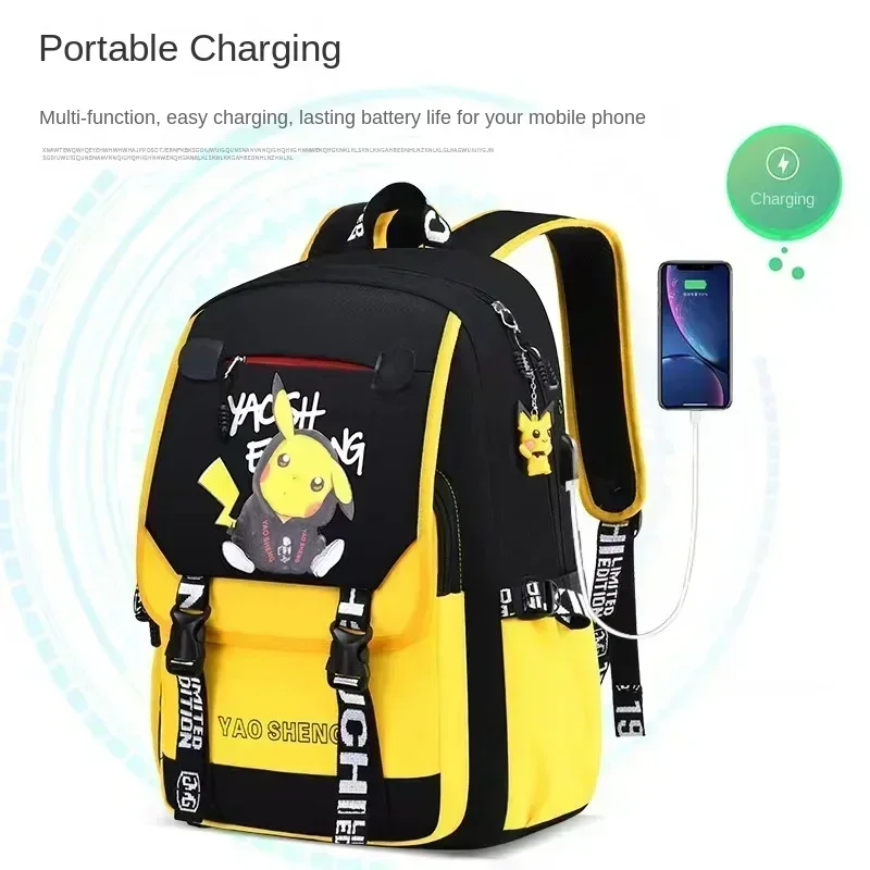 Fashion Anime Cartoon Flip Children Backpack Lightening Cute Trendy Primary School Student Backpack Boy