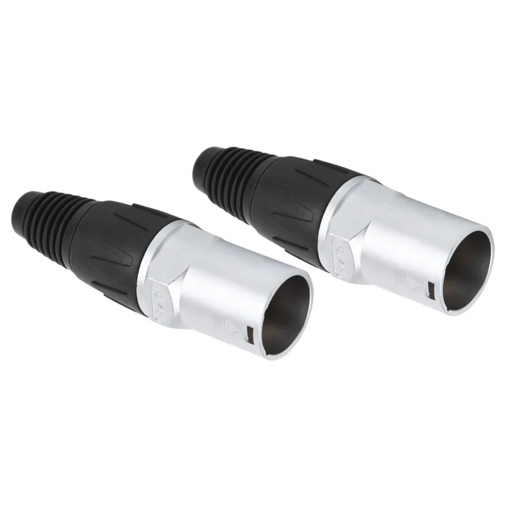 

2PCS 8P8C RJ45 Connectors ELRJA Shielded Network Connector Fire Retardance Insulator Material RJ45 Plug Ethernet Connection