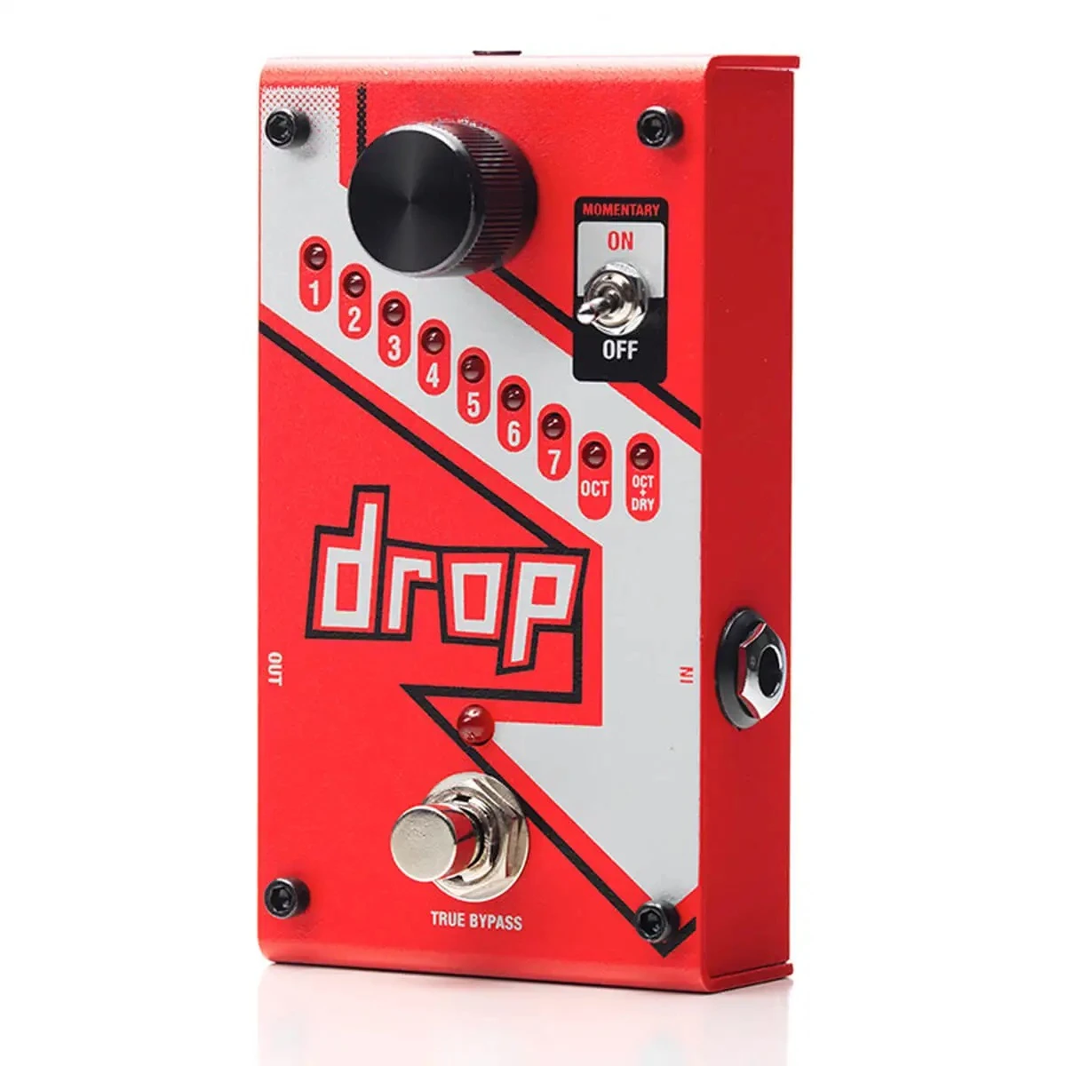 Pedal de Efecto Único Digitech Drop Tune 100% Original, Edición Limitada para Guitarra Eléctrica y Bajo, Compound Drop Tune