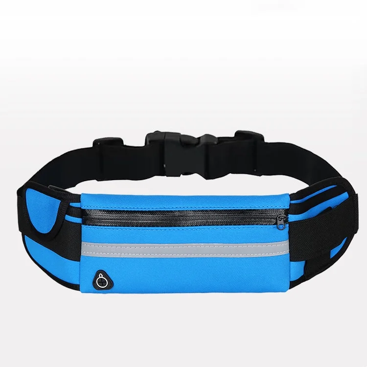 Yoga sports bag with brand logo women multi-function waist pack waterproof phone bag men single-shoulder bag with headset hole