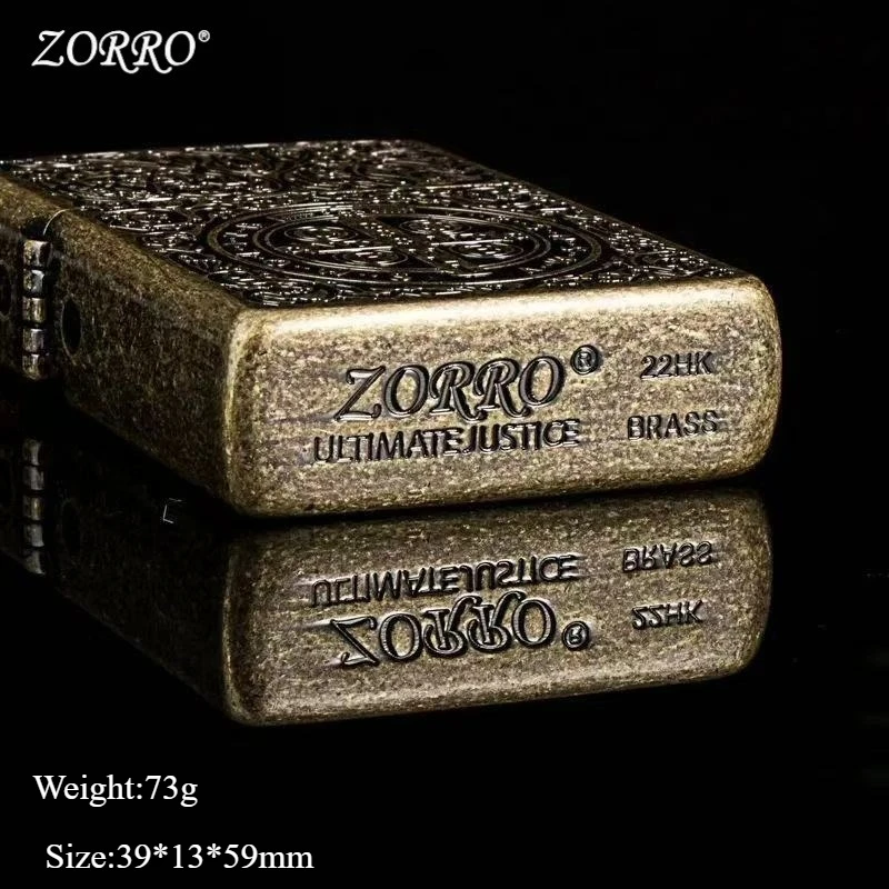 

ZORRO versized Kerosene Lighter Metal Personality Constantine Creative Heavy Armor Gift