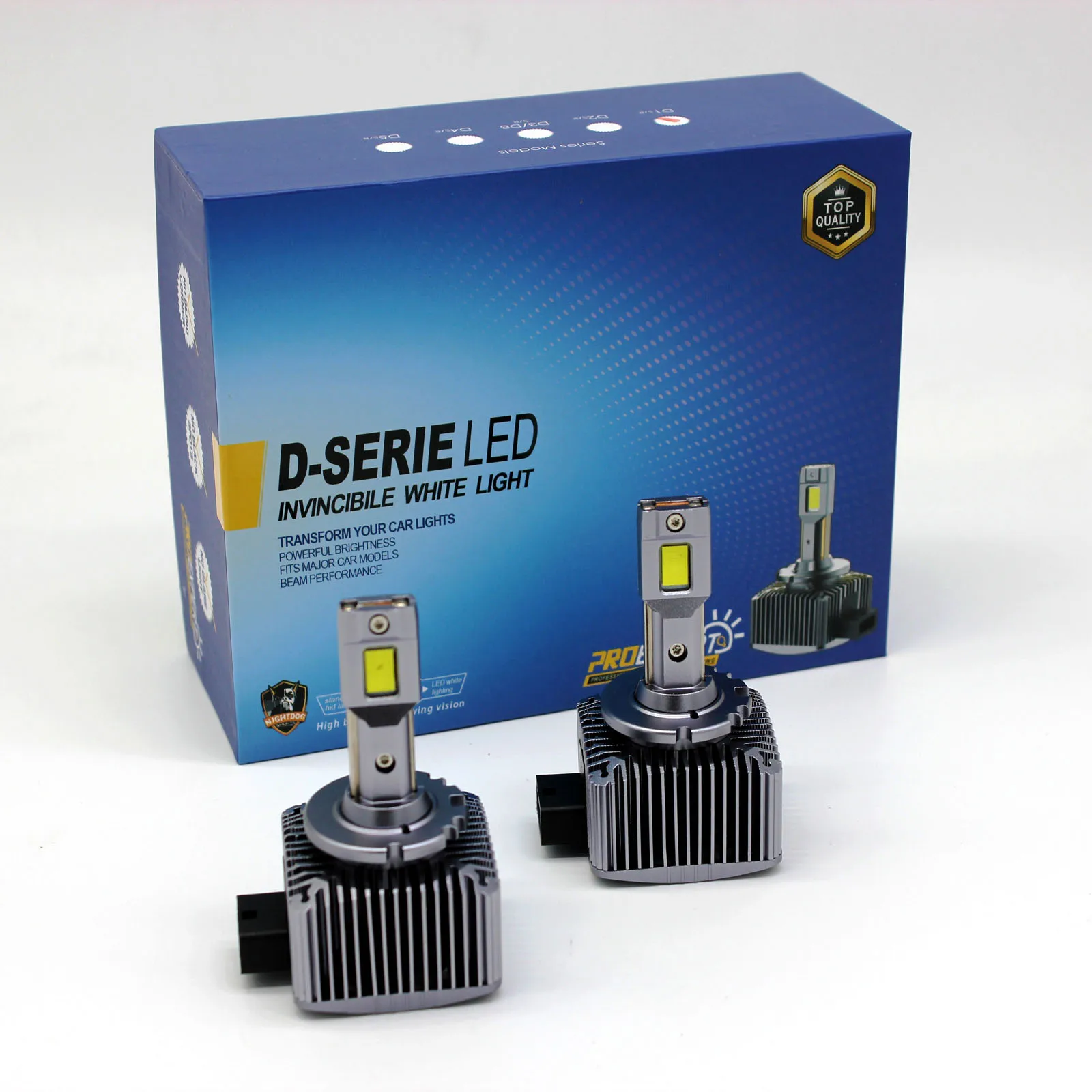 D1S D1R LED Headlight Bulbs Kit 110W 10000lm 6000K White HID Conversion Lamp Pair