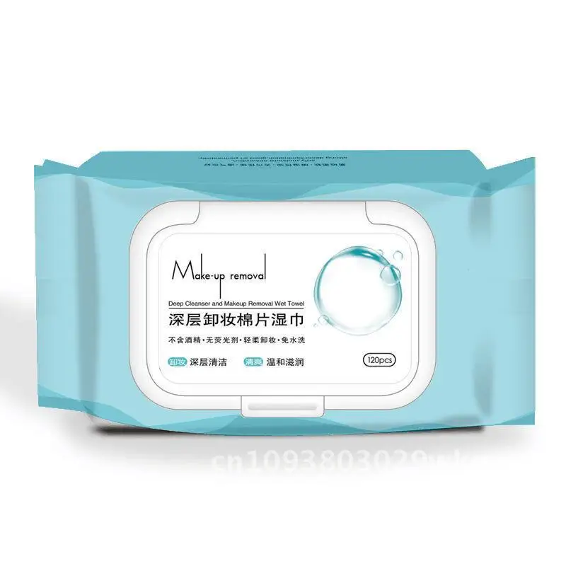 Salviette struccanti usa e getta - Cotone liquido portatile delicato non irritante per la pulizia profonda, senza lavaggio per tutti i tipi di pelle