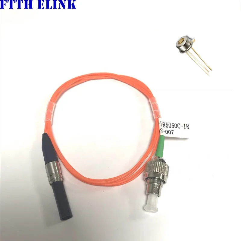 

850nm 10mW output power VCSEL laser TO-CAN with pigtail 5mw 50/125um FC/APC free shipping FTTHELINK