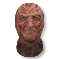 Masque facial fantôme d'halloween imprimé en 3D, maille extensible, masque complet, coiffure de crâne, accessoires de Cosplay d'horreur amusants pour fête d'halloween 5