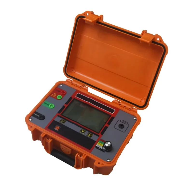 5000V/10000V Digital LCD Insulation Resistance Tester Meter Megameter Non Earth Ground Resistance Tester 10T Ohm Megameter
